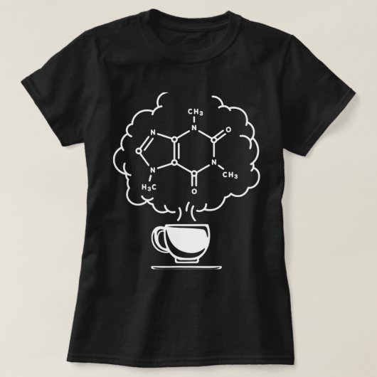 CF Kaffee Drink Coffee Science Student Chemistr T-Shirt (Design vorne)