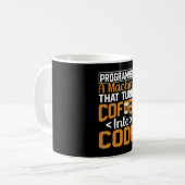 CF-Kaffeeprogrammierer JavaScript-Code Kaffeeliefe Kaffeetasse (Vorderseite Links)