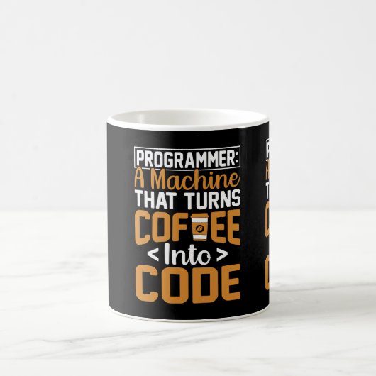 CF-Kaffeeprogrammierer JavaScript-Code Kaffeeliefe Kaffeetasse (Mittel)