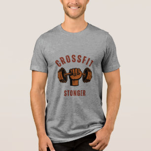 CF Strong: In der Box geschmiedet Tri-Blend Shirt