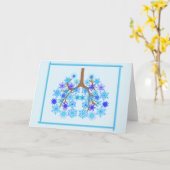 CF Winter Greeting Card Karte (Gelbe Blume)
