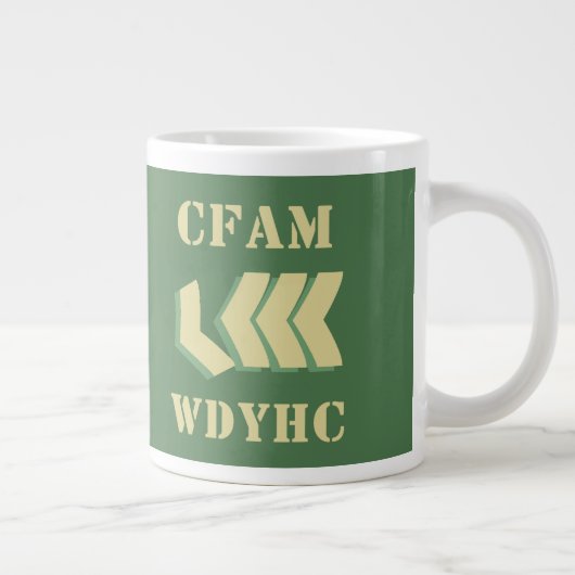 CFAM Willkommen große Tasse (Rechts)