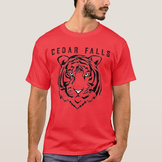 CFHS76 Cedar Falls Tiger T-Shirt (Vorderseite)