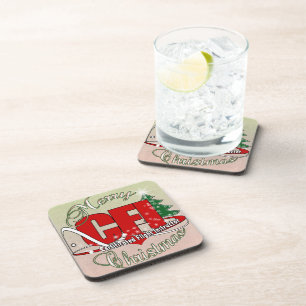 CFI CHRISTMAS-zertifizierter Fluglehrer Untersetzer