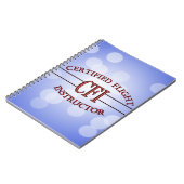 CFI LOGO RED CERTIFIFIFIFIED FLIGHT INSTRUCTOR NOTIZBLOCK (Linke Seite)