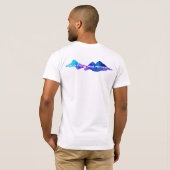 CFMM Mountain Stream Northern Lights T-Shirt (Schwarz voll)