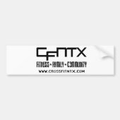 CFNTX Autoaufkleber - Weiß (Vorne)