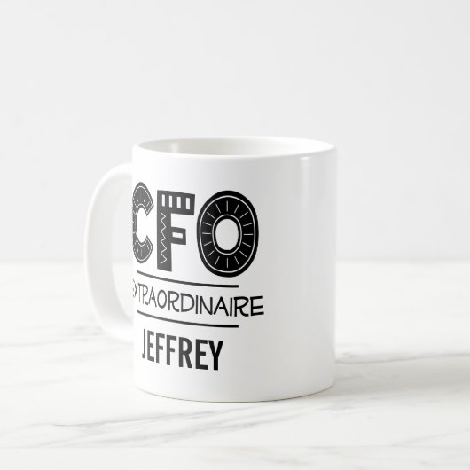 CFO-Aufwertungsgeschenk Kaffeetasse (Vorderseite Links)