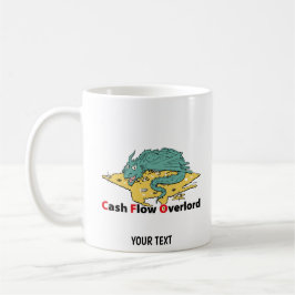 CFO Cartoon-Drache Kaffeetasse