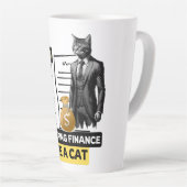 CFO (Chief Feline Officer): Mastering Finance Milchtasse (Rechte Ecke)