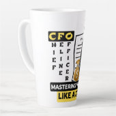 CFO (Chief Feline Officer): Mastering Finance Milchtasse (Linke Ecke)