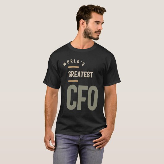 CFO Gift Funny Job Title Profession - Beruf T-Shirt (Vorne ganz)