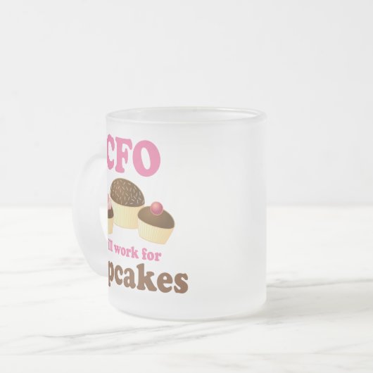 CFO HauptKämmerer-Geschenk Mattglastasse (Vorderseite Links)