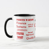 CFO Swear Words überraschend lustige Pieves Tasse (Links)