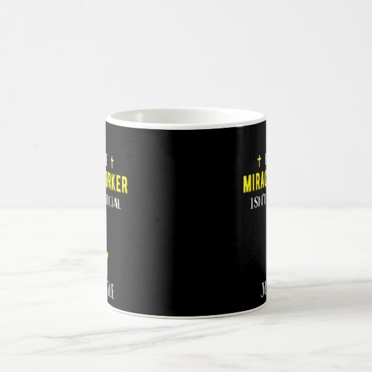 CFO, weil Miracle Worker kein Chief Kaffeetasse (Mittel)