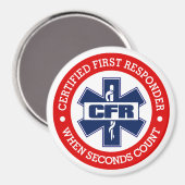 CFR (Certified First Responder) Magnet (Vorderseite/Rückseite)