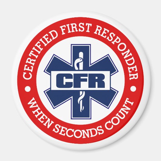 CFR (Certified First Responder) Magnet (Vorne)