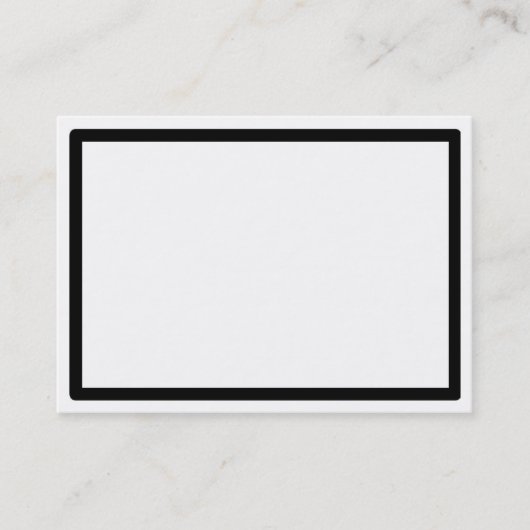 CFR- schwarze corder Visitenkarten Visitenkarte (Vorderseite)