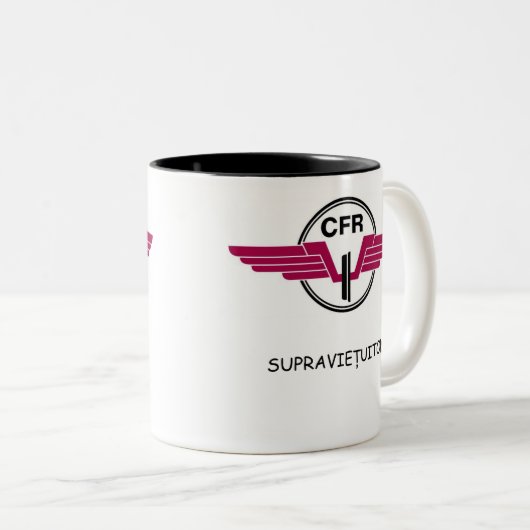 CFR ÜBERLEBENDER Tasse (VorderseiteRechts)