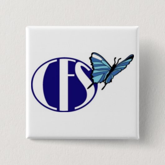 CFS-Bewusstsein (quadratischer Knopf) Button (Vorderseite)