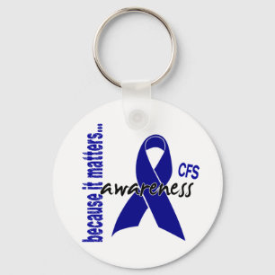 CFS Chronic Fatigue Syndrome Awareness Schlüsselanhänger