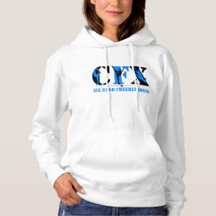 CFX Cheerleading Silhouetten in Schwarzem und im Hoodie