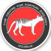 CFZ Logo-Aufkleber Aufkleber (Vorderseite)