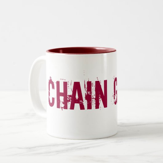 CG-Kaffee-Tasse Zweifarbige Tasse (Vorderseite Links)