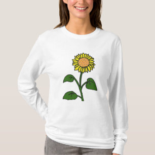 CG, sonniges Sonnenblume-Shirt T-Shirt