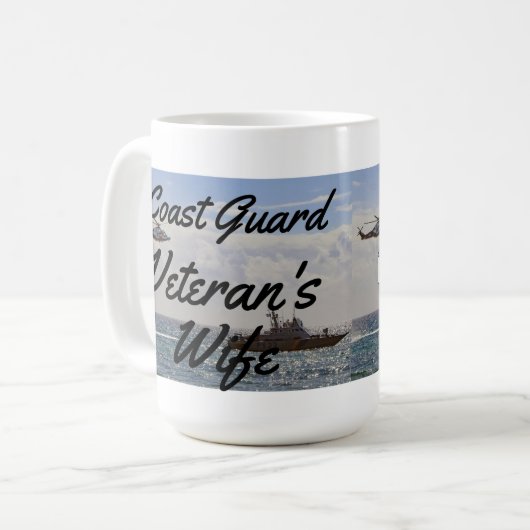 CG-Veteran-Ehefrau Kaffeetasse (Vorderseite Links)