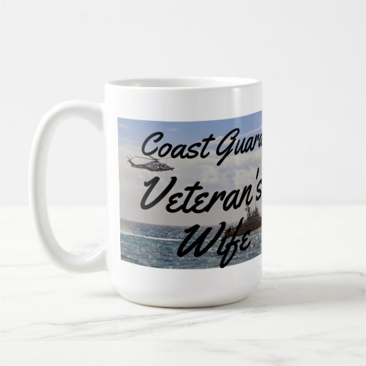 CG-Veteran-Ehefrau Kaffeetasse (Links)
