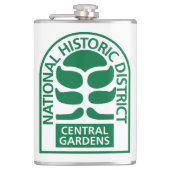 CGA-Logo Flachmann (Vorderseite)