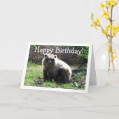 CGB Chubby Grizzly Bear Karte (Gelbe Blume)