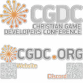 CGDC-Konferenz - Vinyl Sticker (Vorderseite)