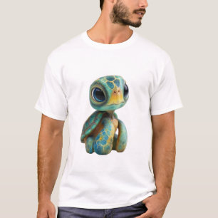 CGI stilisiertes Porträt einer Meeresschildkröte f T-Shirt