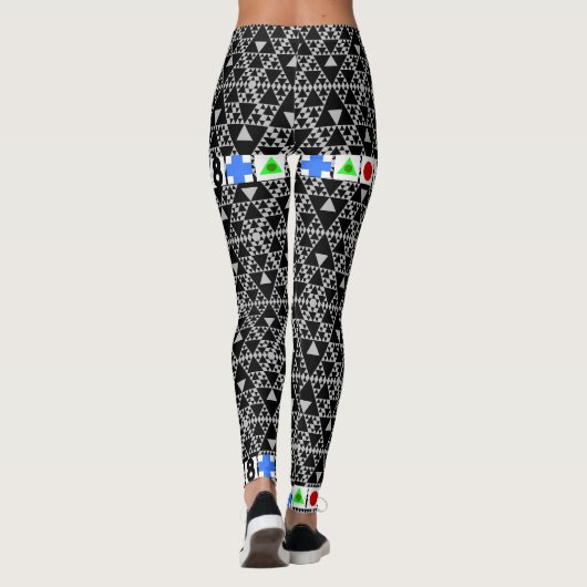 CGI, VFX, Motion Capture Muster Leggings (Rückseite)