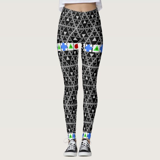 CGI, VFX, Motion Capture Muster Leggings (Vorderseite)