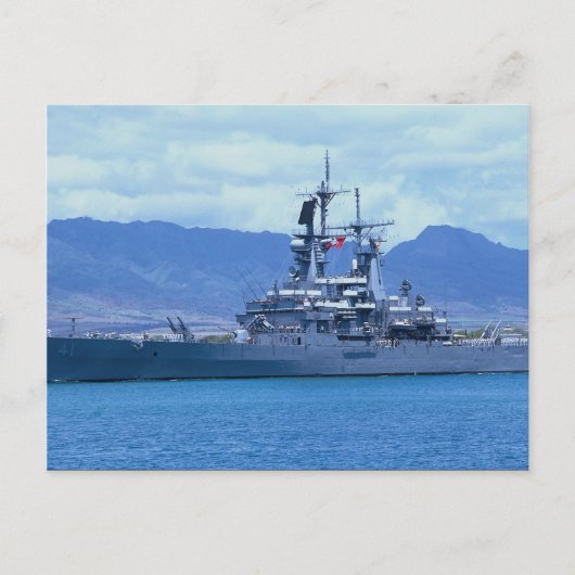 CGN 41 "USS Arkansas", nuklearer Motorkreuzer Postkarte (Vorderseite)