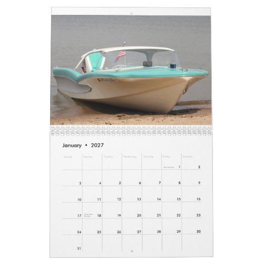 CGOAMN Classic Glastron Calendar 2015 Kalender (Jan 2027)