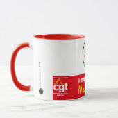 Cgt-Becher rot Start in retraire von Michel Tasse (Links)