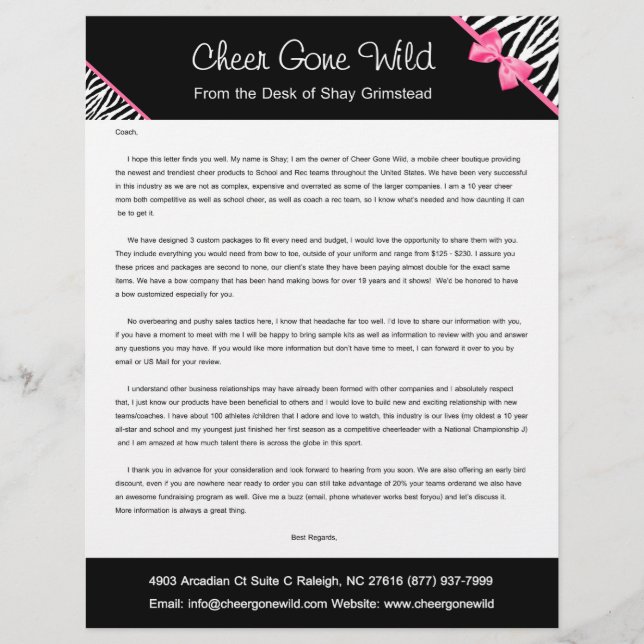 CGW-Deckbrief (Vorderseite)
