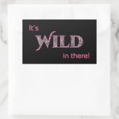 CGW-Wildsticker Rechteckiger Aufkleber (Tasche)