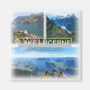CH0286 Europa, Schweiz, Vierwaldstättersee, Kühlsc Magnet