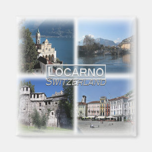 CH0288 Europa, Schweiz, Locarno, Kühlschrank Magnet