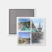 CH0291 Europa, Schweiz, Bern, Kühlschrank Magnet (Vorderseite/Rückseite)