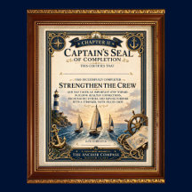 Ch11 Stärken Sie das Crew Captain's Siegel Zertifi