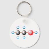 CH3CH2OH Alkohol Schlüsselanhänger (Vorderseite)