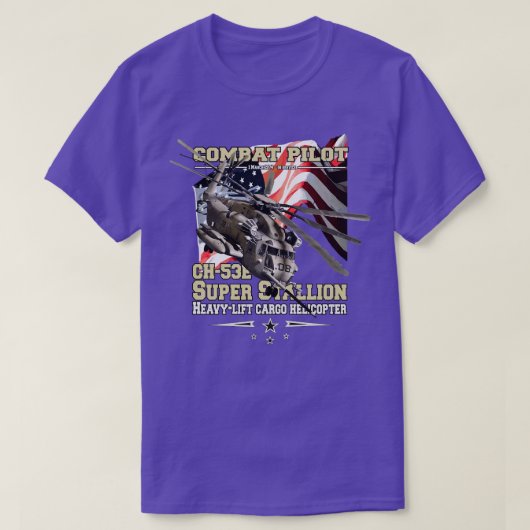 CH53E Super Stallion heavylift Helikopter T-Shirt (Design vorne)
