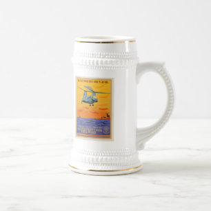 CH-46 Abschied Stein Bierglas