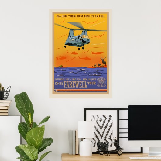 CH-46 Farewell Poster (Heimbüro)